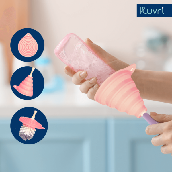 Splash-Free Baby Bottle Cleaning with Our Silicone Splash Guard